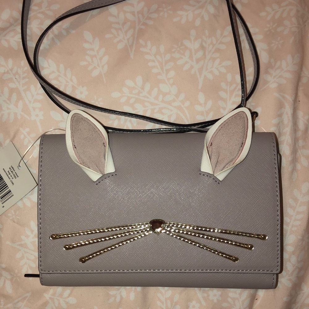 Kate spade bunny crossbody wallet handbag New